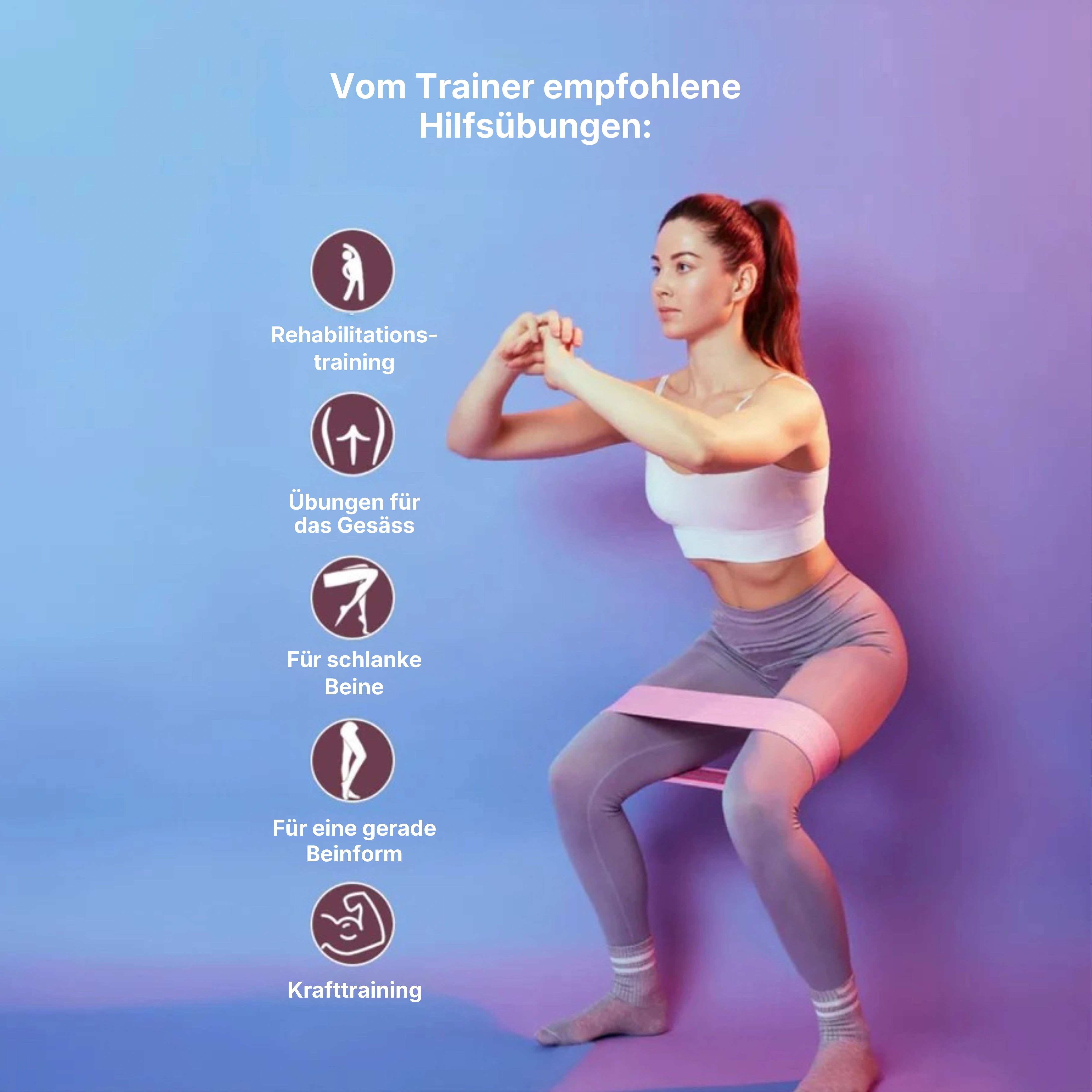 Deine Pilates-Fitnessbänder