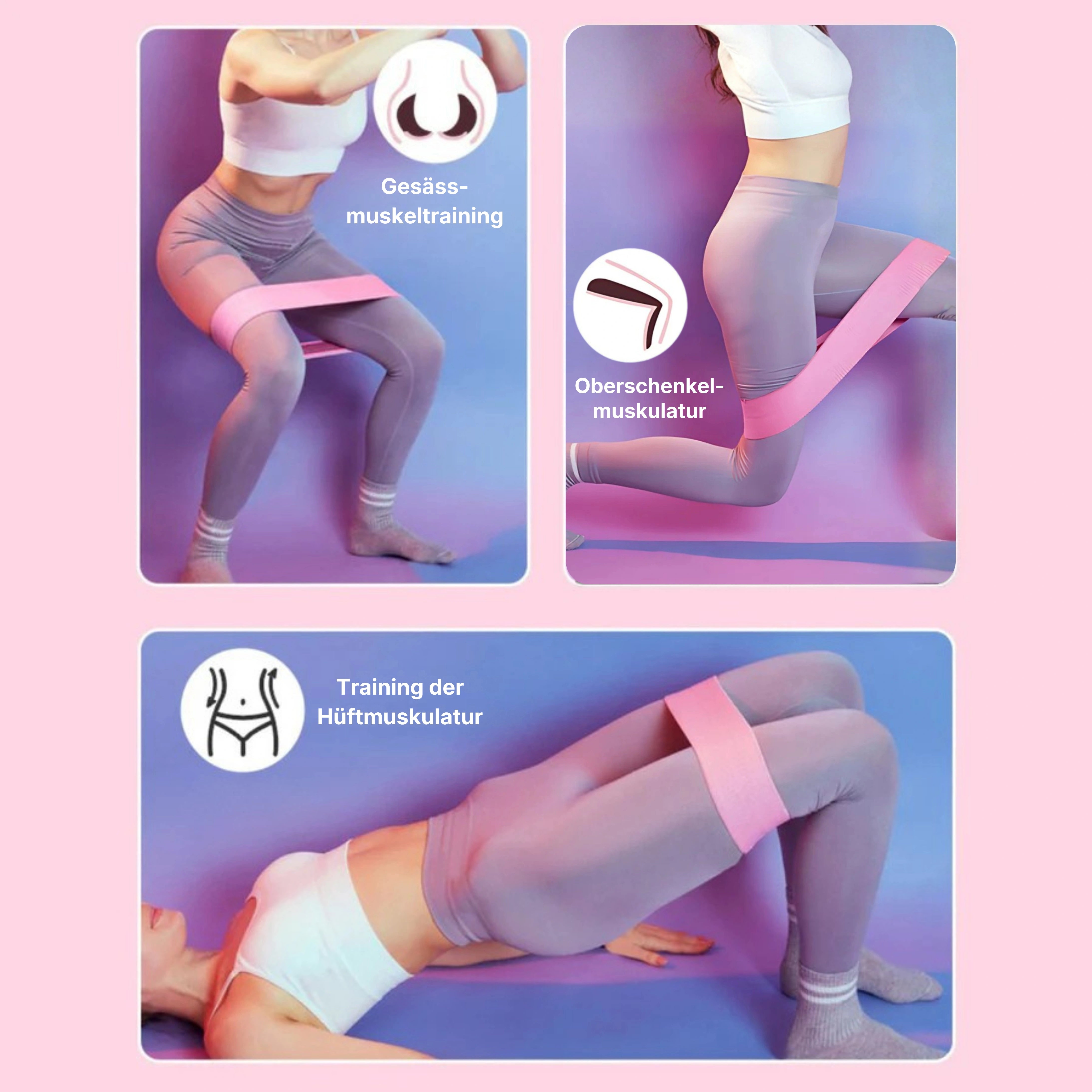 Deine Pilates-Fitnessbänder